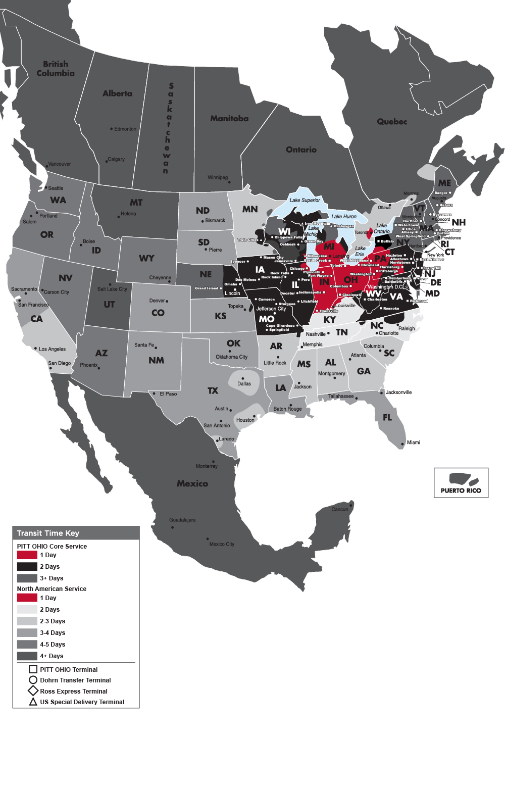 travel time from indianapolis to cleveland