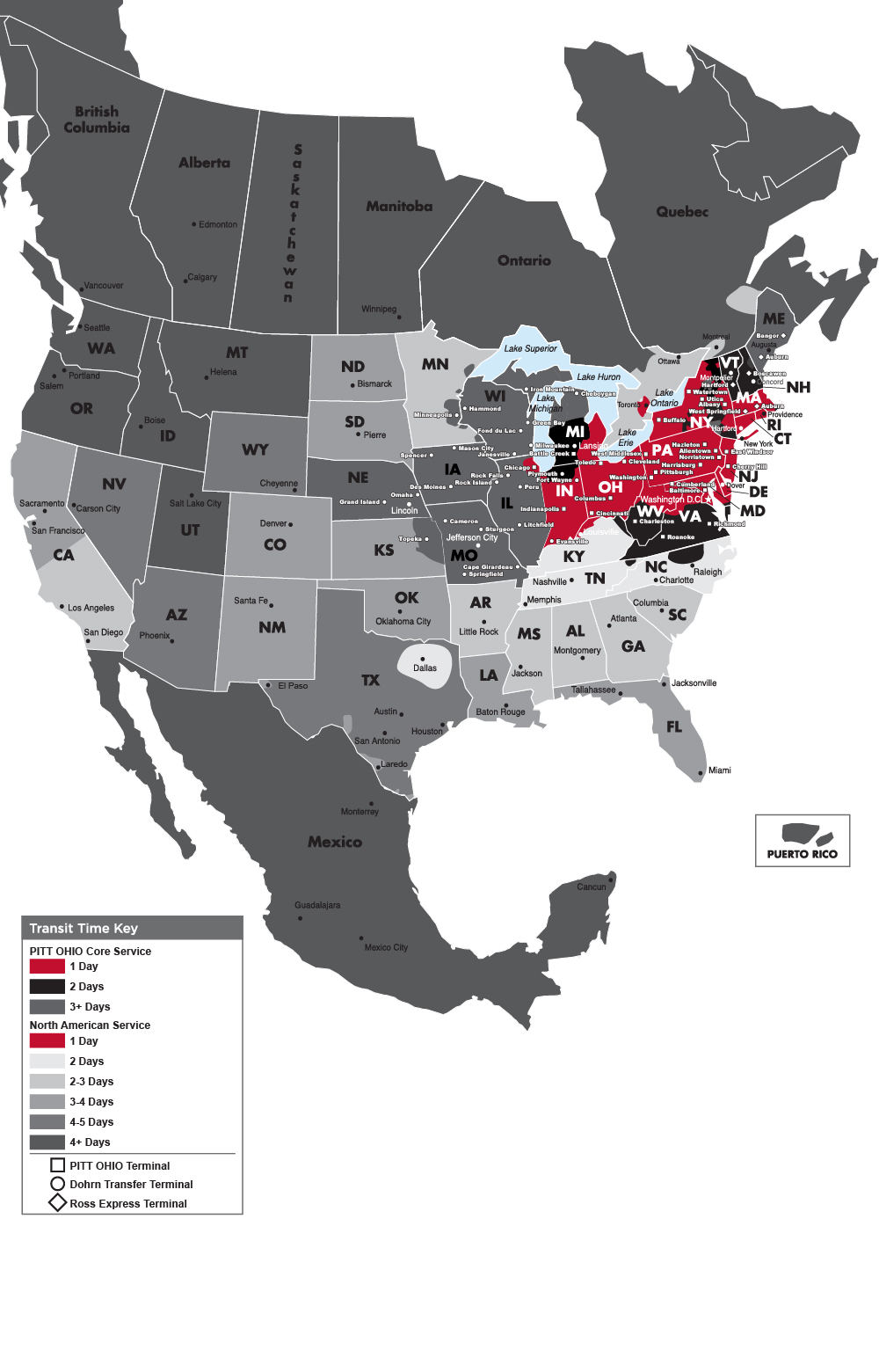 Buffalo NY - North American Transit Map